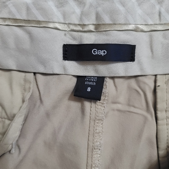 Gap Mens Classic Casual Shorts Size 8 In Khaki - Picture 5 of 9
